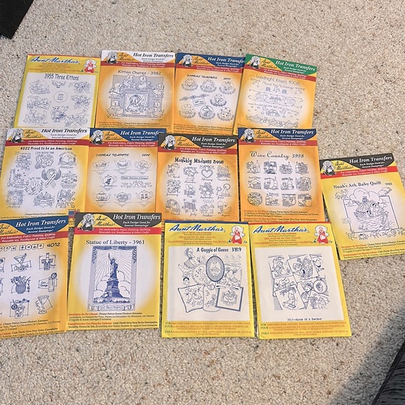 Aunt Martha Hot Iron Transfers for Crafting - Picture 2 of 16